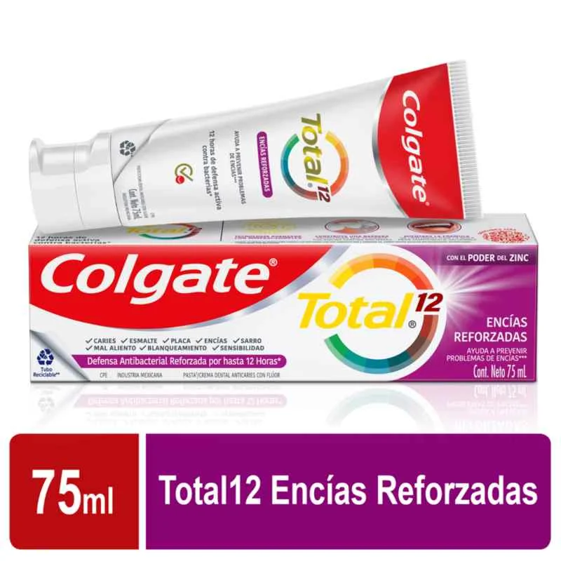 CREMA COLGATE TOTAL 12 ENCIAS REFORZADAS