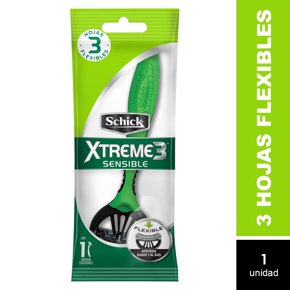 PRESTOBARBA SCHICK PIEL SENSIBLE XTREME 3