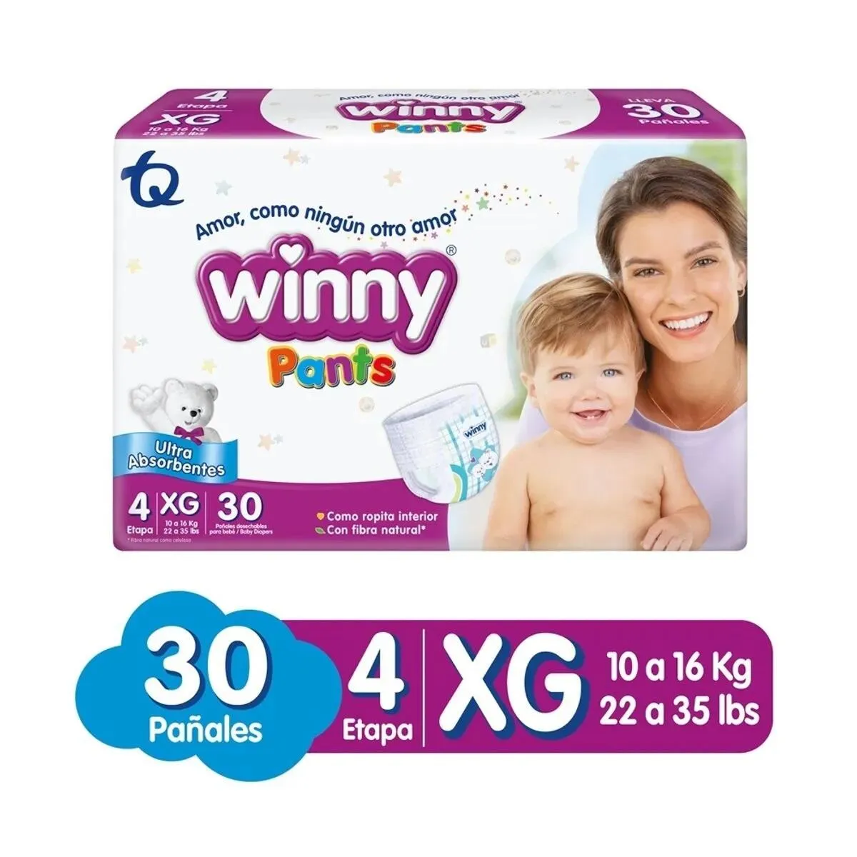 WINNY PANTS ETAPA 4 X 30 UND