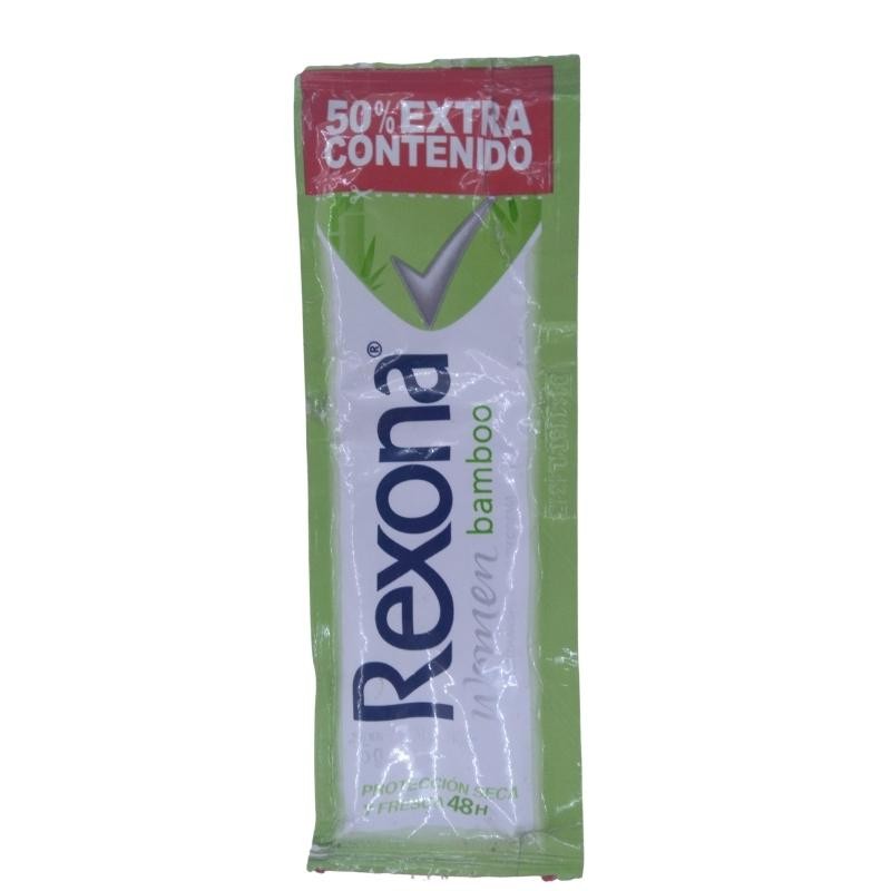 DESODORANTE REXONA  BAMBOO SOBRES X 15 GR