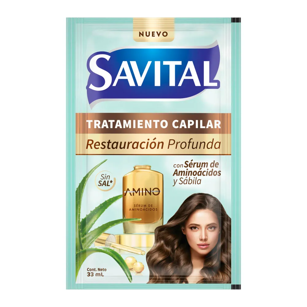 SAVITAL TRATAMIENTO CAPILAR RESTAURACION PROFUNDA SOBRE 33ML