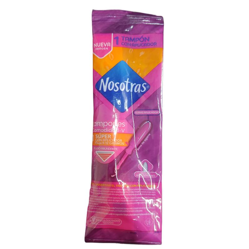 TAMPON NOSOTRAS SUPER CON APLICADOR X UND
