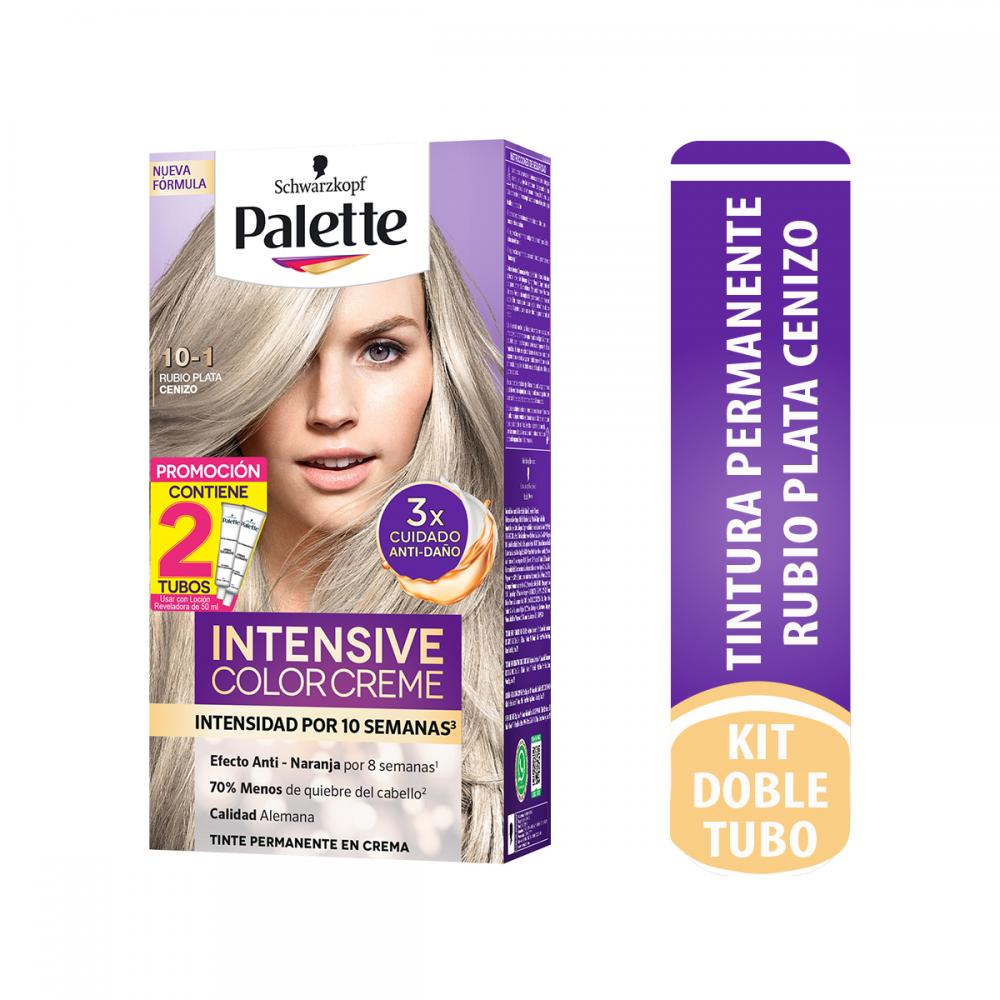 TINTE PALETTE COLOR RUBIO PLATA CENIZO 10-1