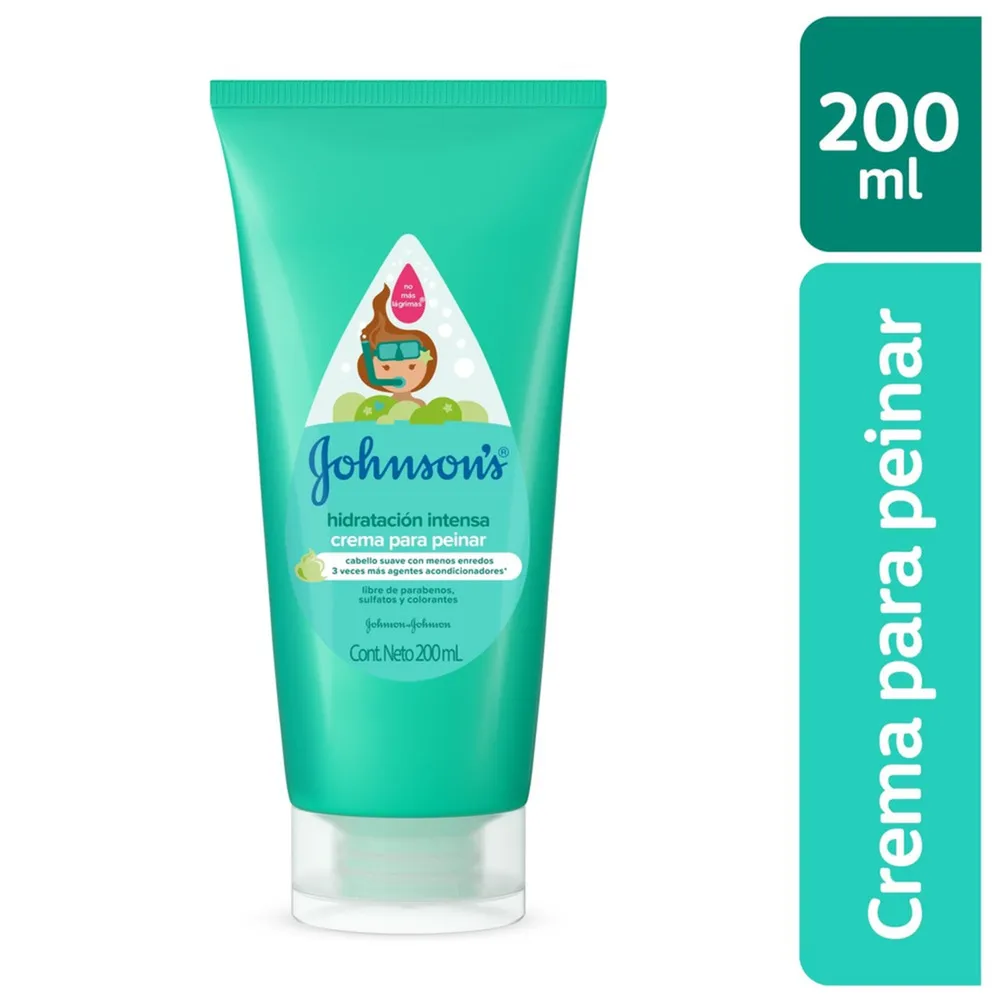 CREMA JOHNSONS PARA PEINAR HIDRATACION INTENSA TARRO X 200 ML (JOHNSON)