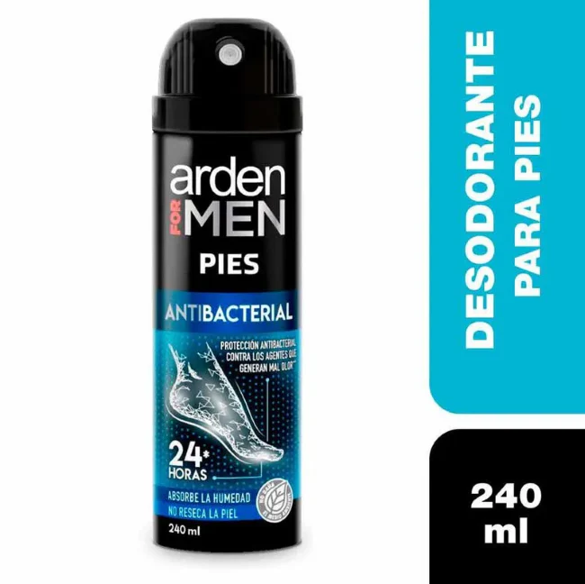 DESODORANTE PARA PIES ARDEN FOR MEN PIES SPRAY FRASCO X 240 ML