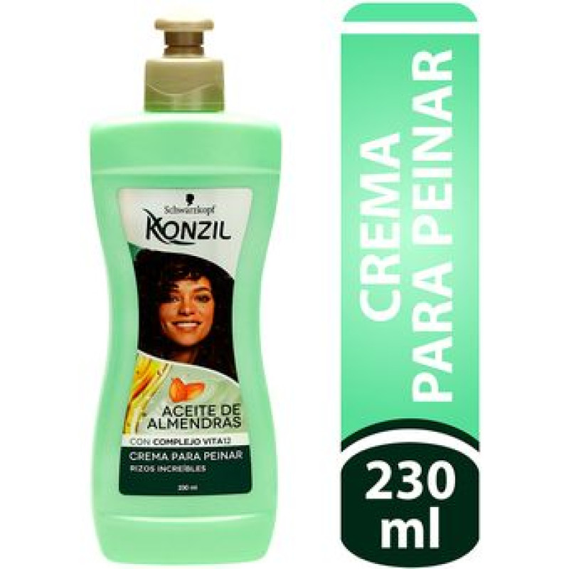 CREMA PARA PEINAR KONZIL RIZOS INCREIBLES FRASCO X 230 ML