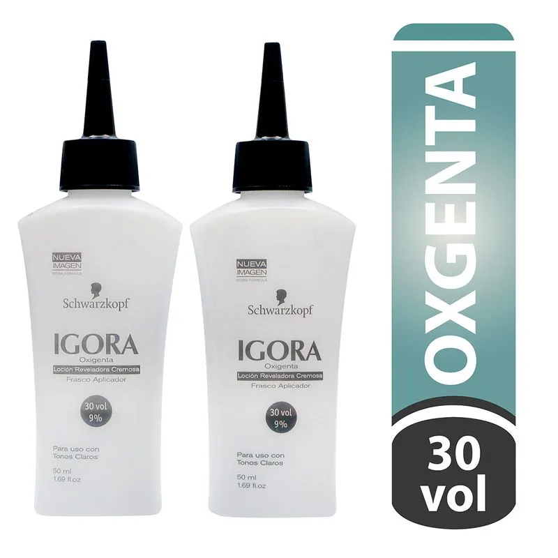IGORA OXIGENTA 30 VOL 9% FRASCO X 50 ML