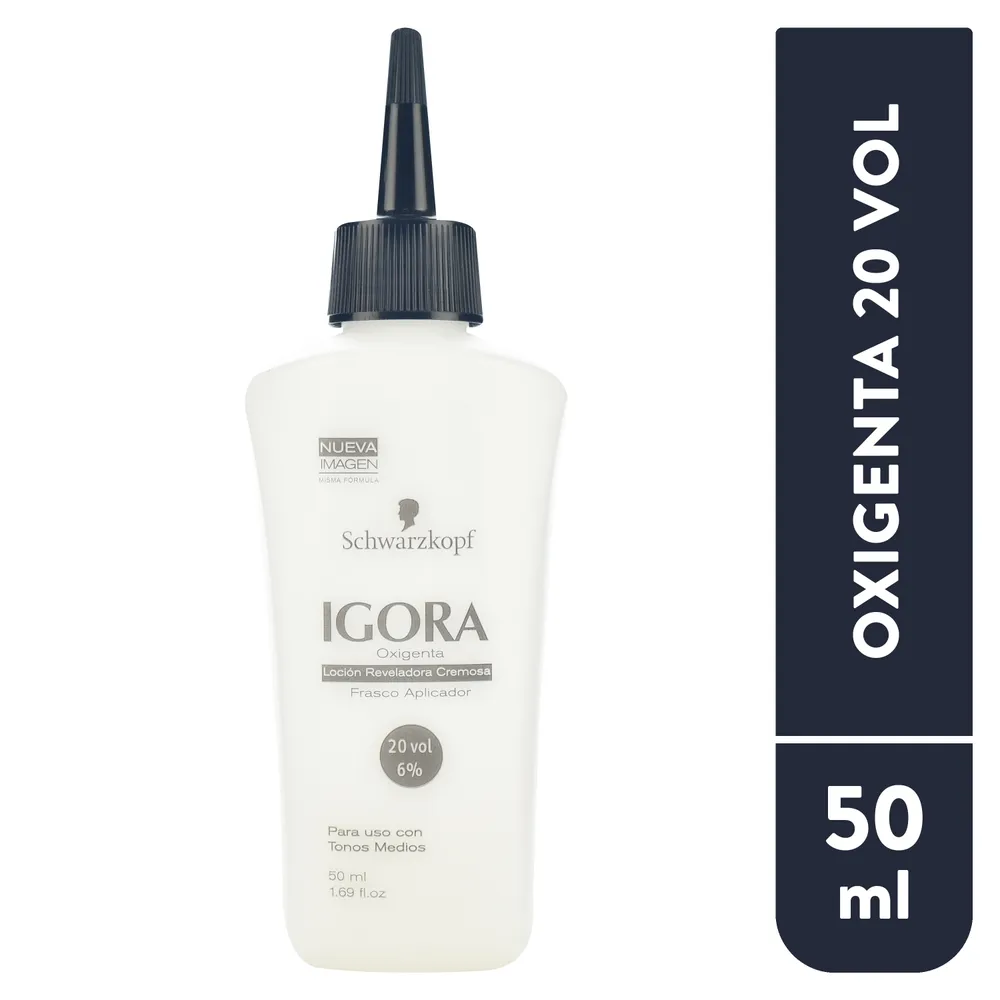 IGORA OXIGENTA 20 VOL 6% FRASCO X 50 ML