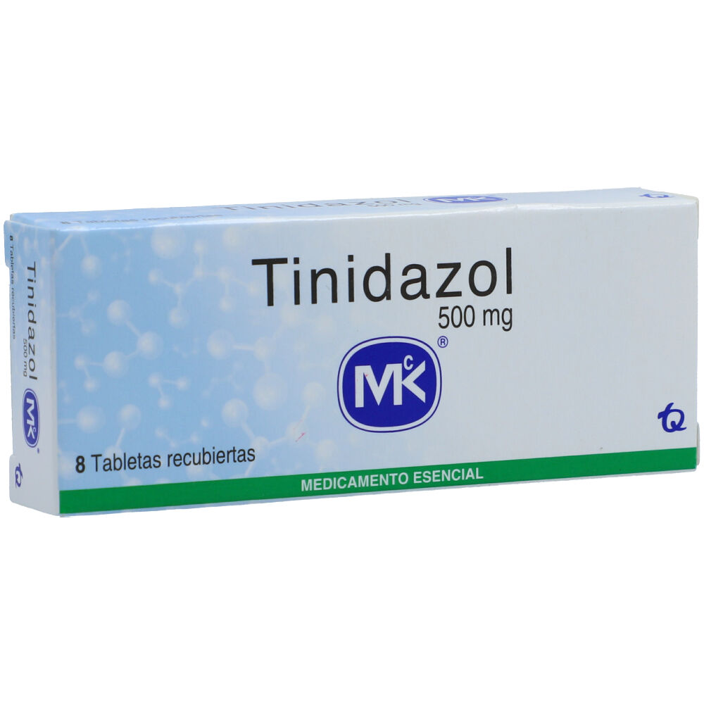 TINIDAZOL 500 MG CAJA X 8 TABLETAS (MK)