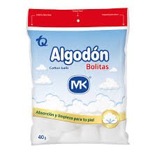 ALGODON BOLITAS BOLSA X 60 GR (MK)