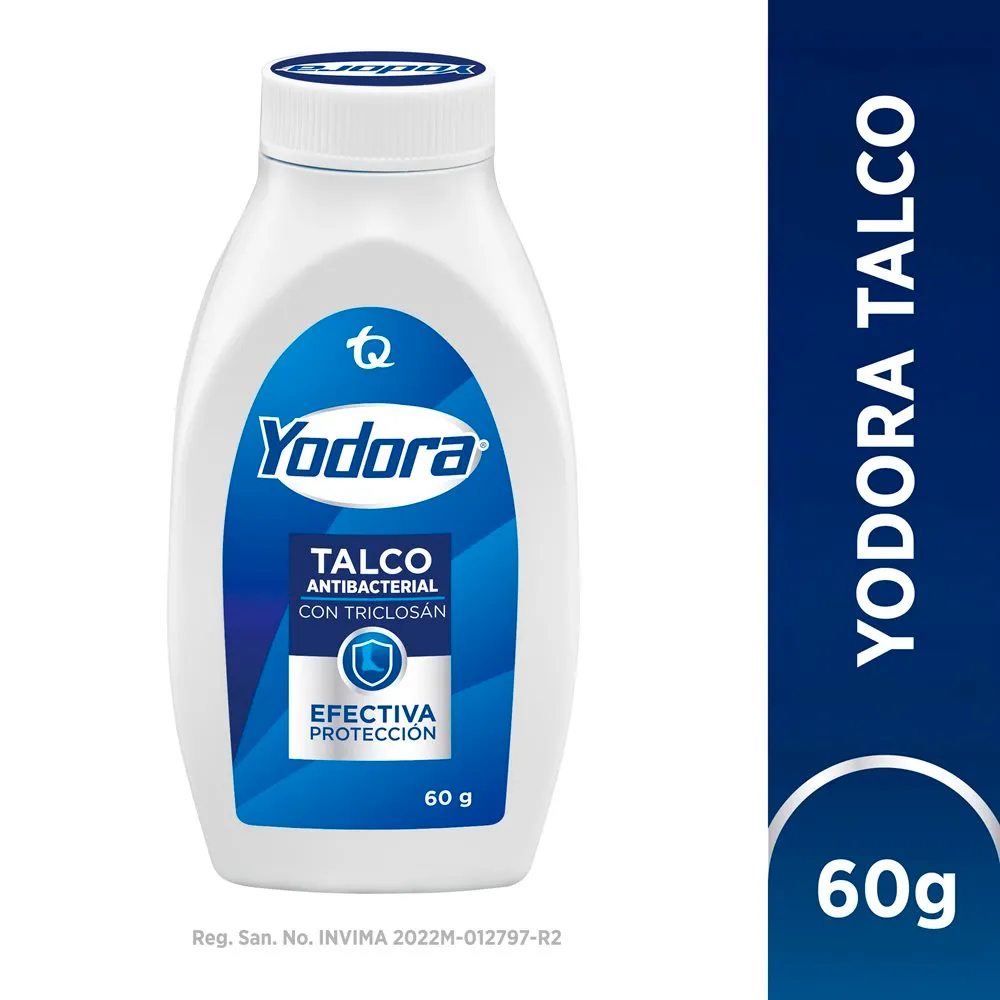 TALCOS YODORA FRASCO X 60 GR