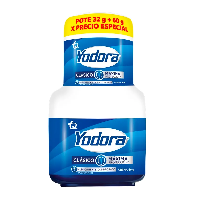 PROMO CREMA YODORA POTE X 32 + 60 GR