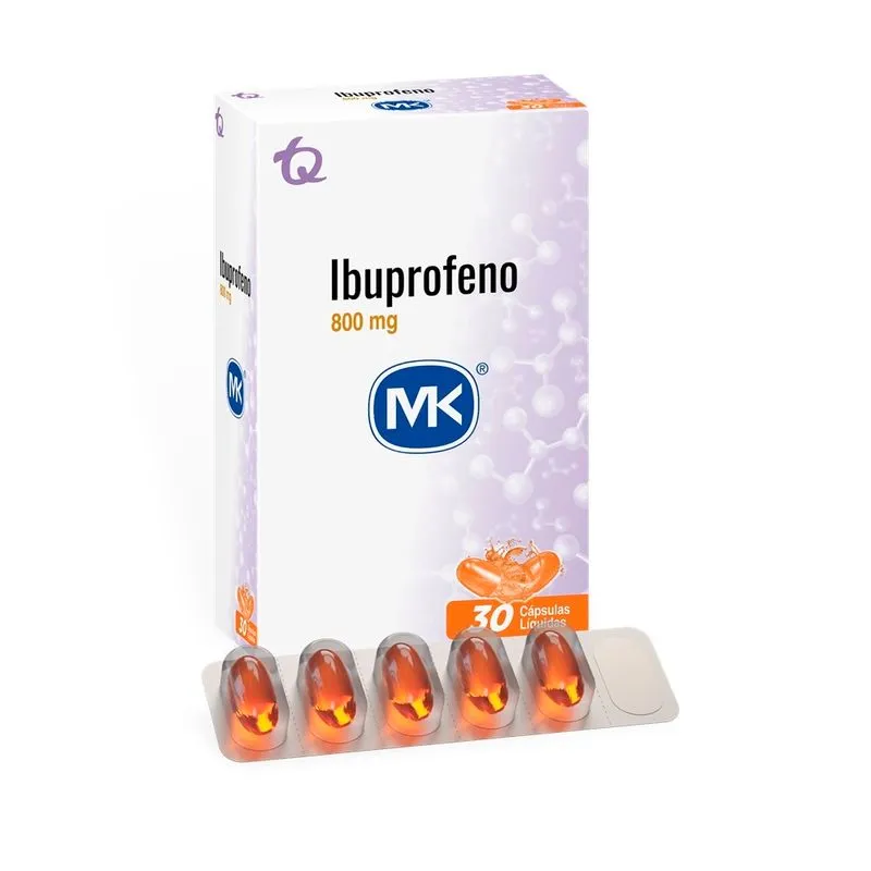 IBUPROFENO 800 MG CAJA 30 CAPSULAS LIQUIDAS (MK)