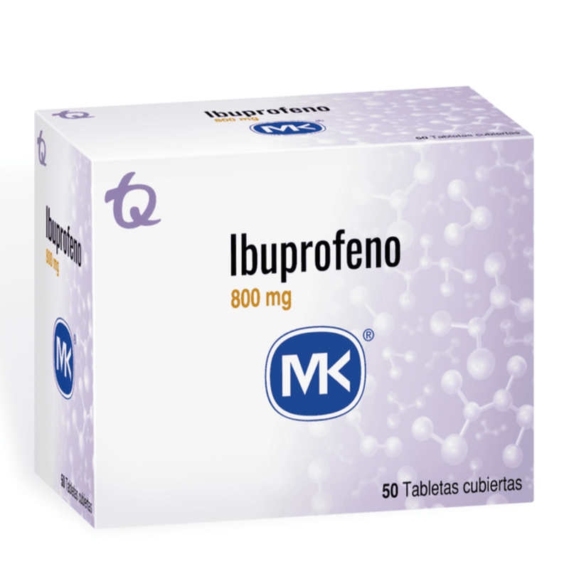 IBUPROFENO 800 MG CAJA X 30 TABLETAS RECUBIERTAS (MK)