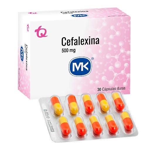 CEFALEXINA 500 MG CAJA X 30 CAPSULAS (MK)