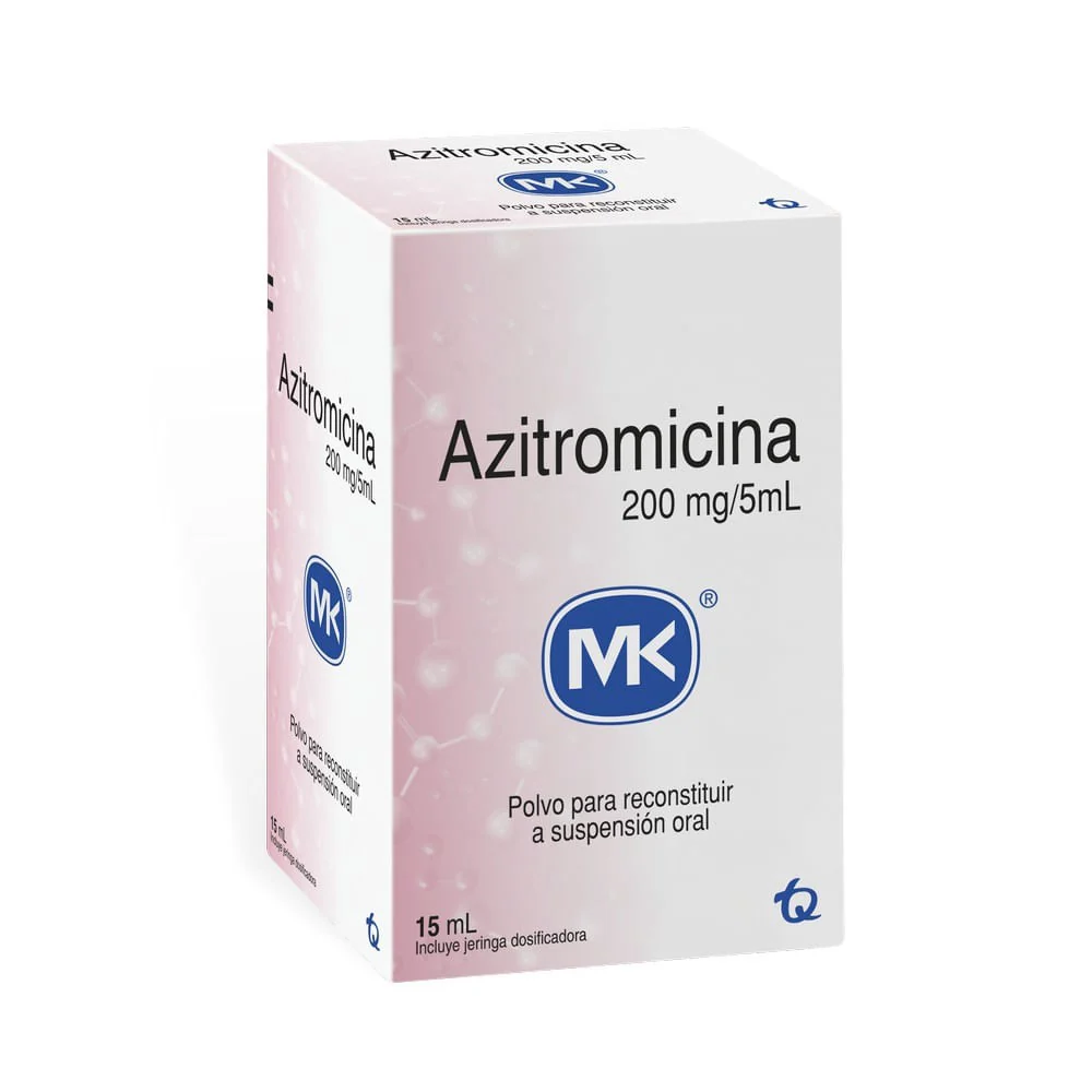AZITROMICINA SUSPENSION 200 MG/5 ML FRASCO X 15 ML (MK)