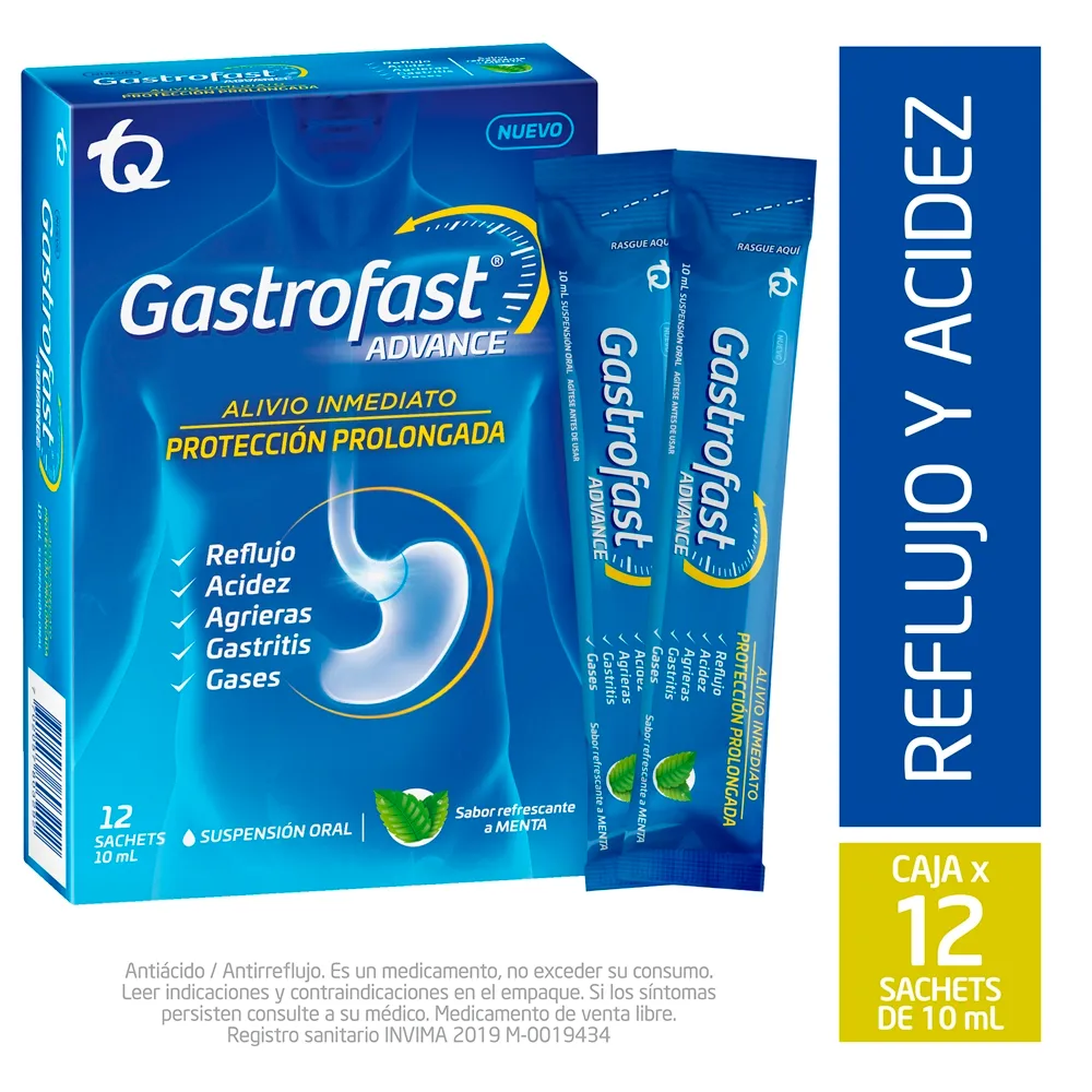 GASTROFAST ADVANCE 10 ML CAJA X 12 SOBRES