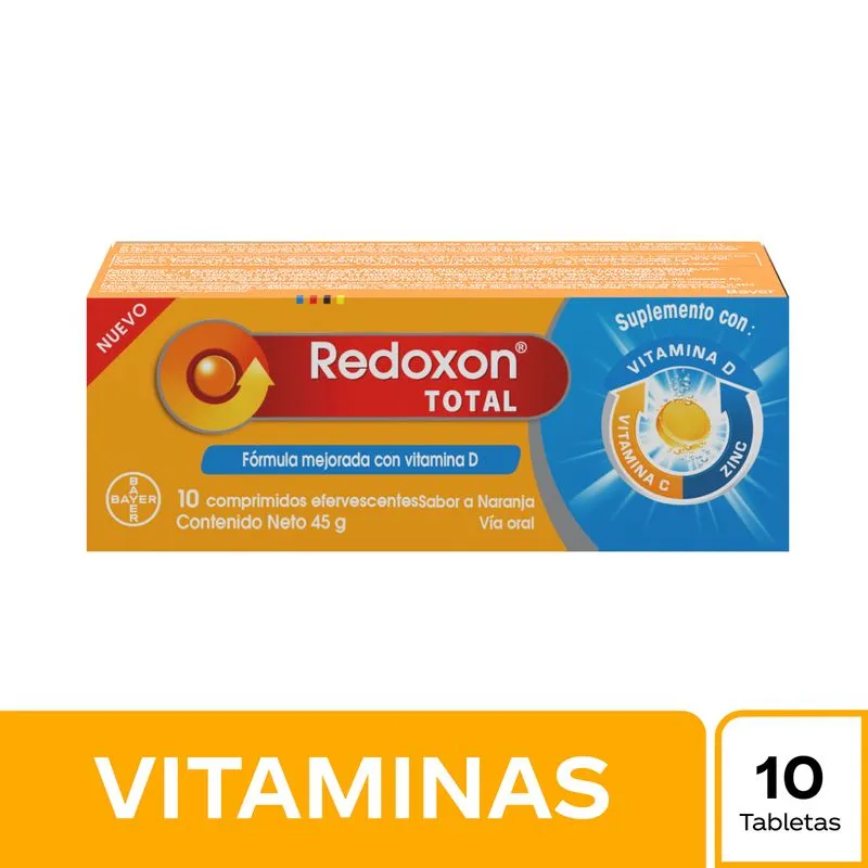 REDOXON TOTAL EFERVESCENTES CAJA X 3 FRASCOS