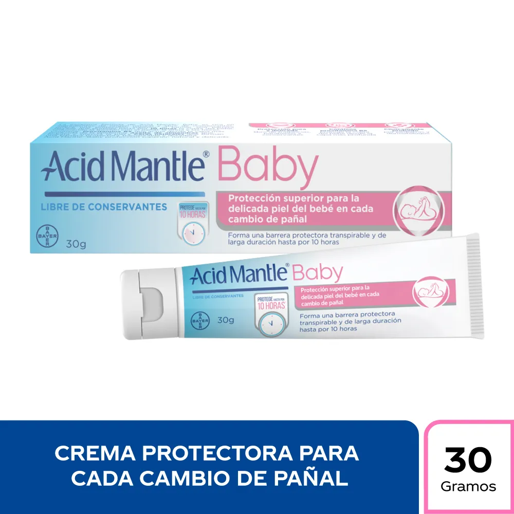 ACID MANTLE CREMA BABY TUBO X 30 GR (BAYER)