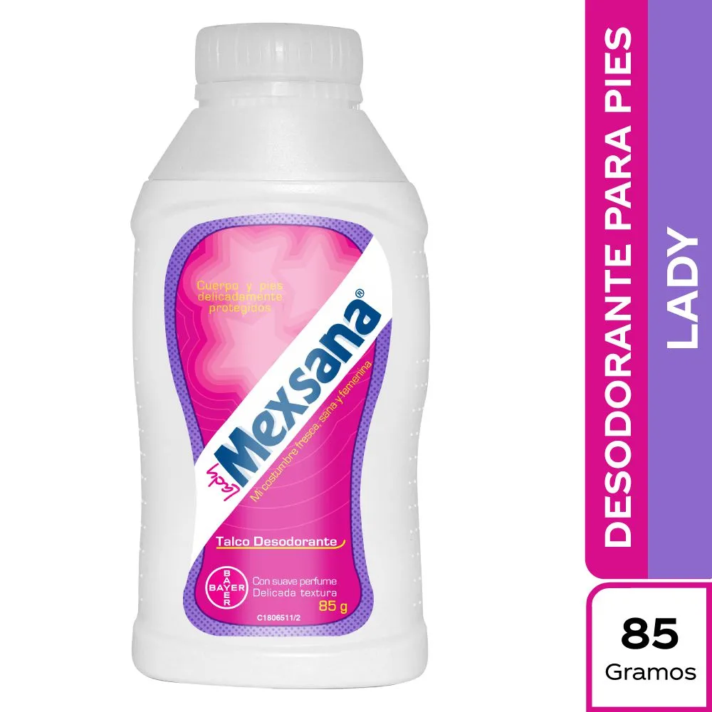 TALCOS MEXSANA DESODORANTE LADY FRASCO X 85 GR