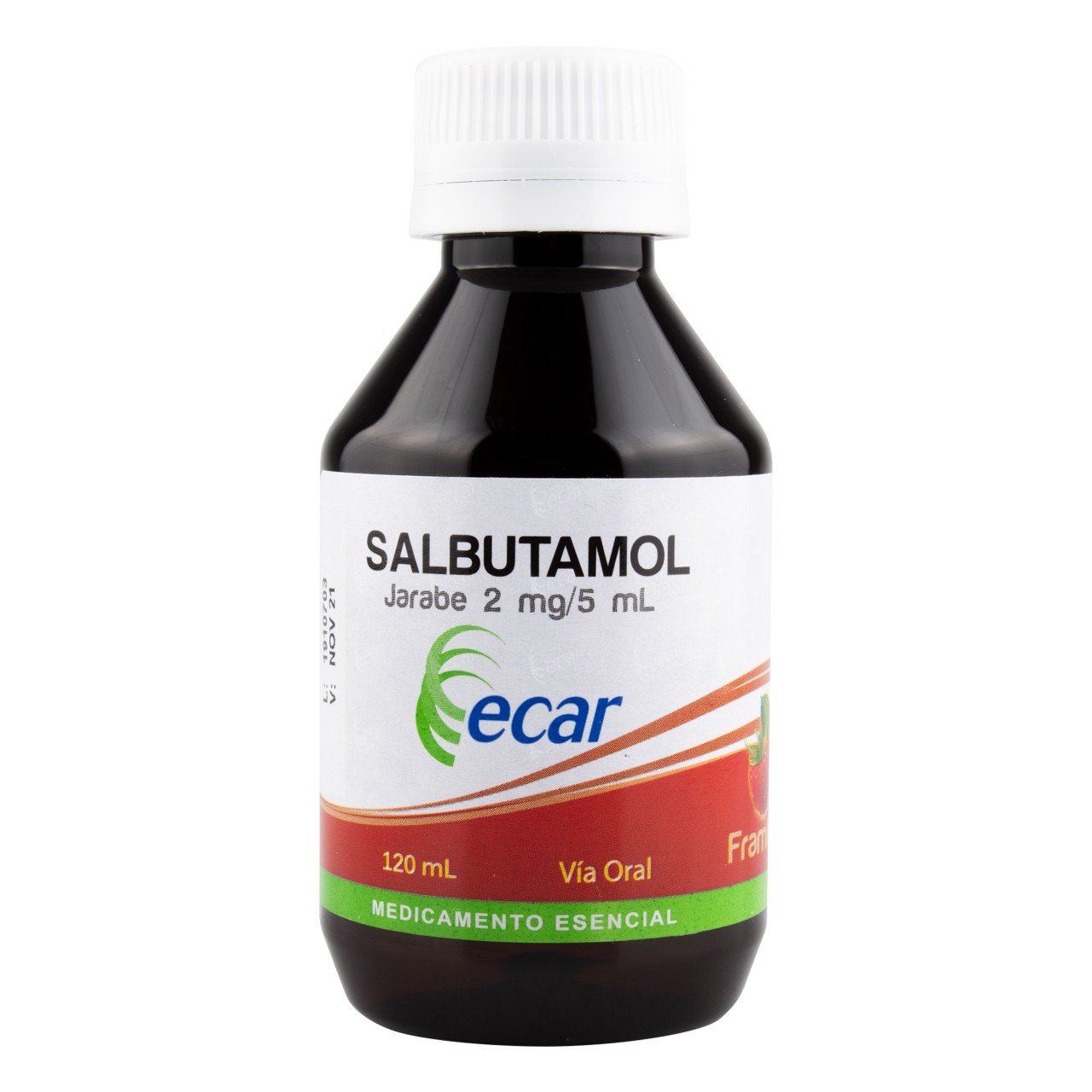 SALBUTAMOL JARABE FRASCO X 120 ML (ECAR)