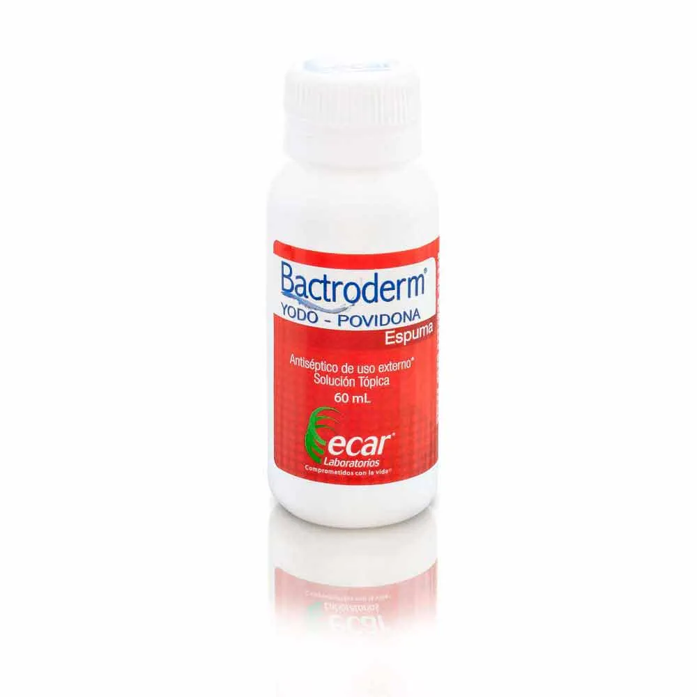 BACTRODERM ESPUMA FRASCO X 60 ML (ECAR)