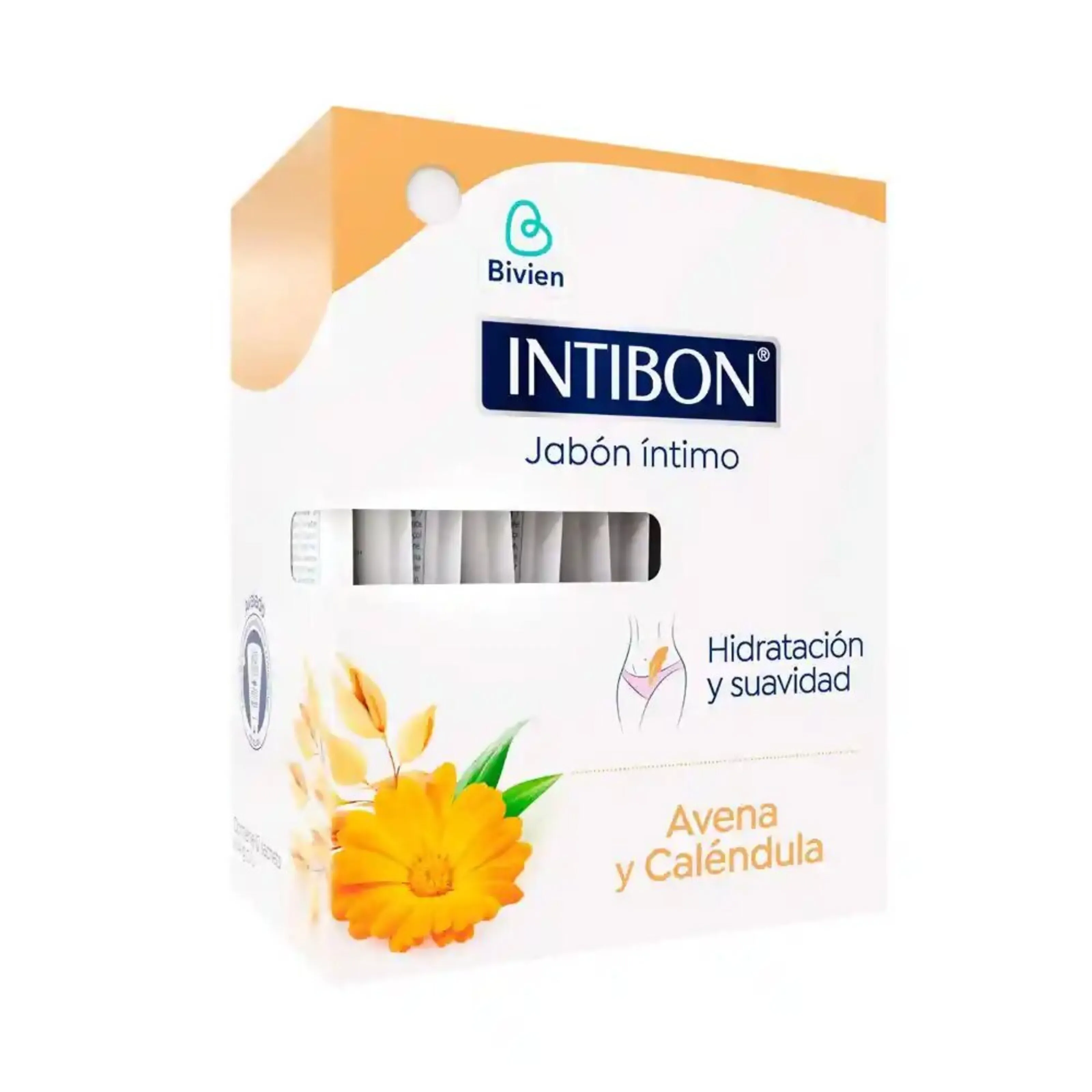 JABON INTIBON AVENA Y CALENDULA  CAJA X 12 SOBRES