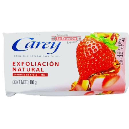 JABON CAREY EXFOLIACION NATURAL BARRA X 110 GR