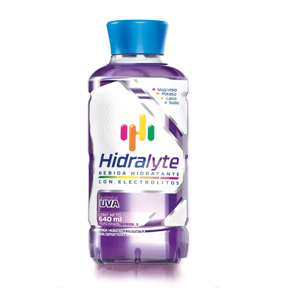 HIDRALYTE UVA FRASCO X 640 ML