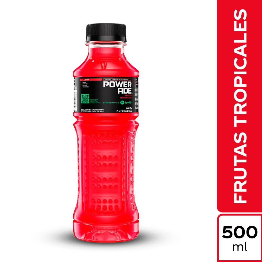 POWER ADE FRUSTA TROPICALES FRASCO X 500 ML