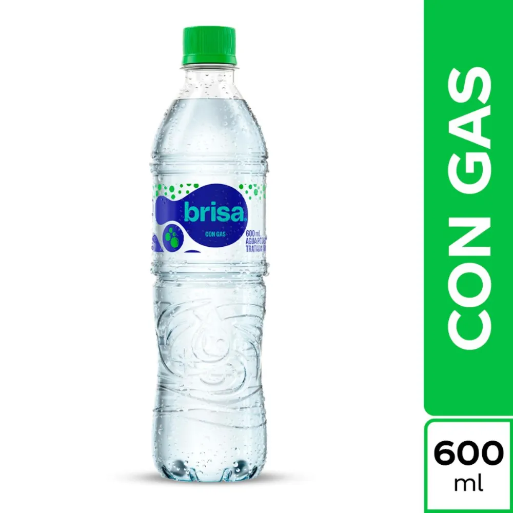 AGUA BRISA CON GAS BOTELLA X 600 ML