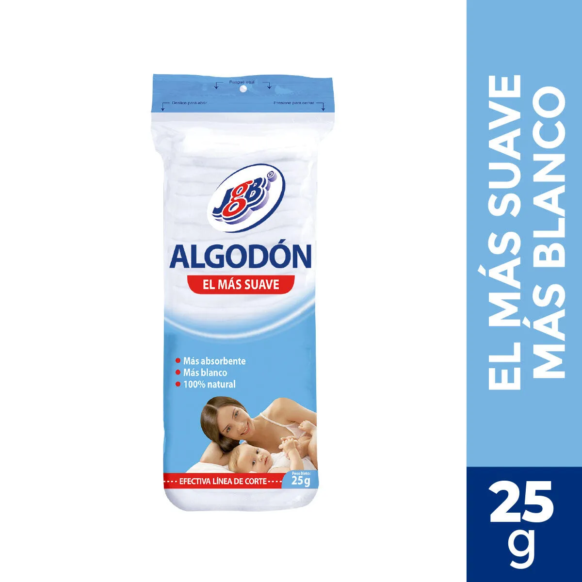 ALGODON SUAVE BOLSA X 25 GR (JGB)