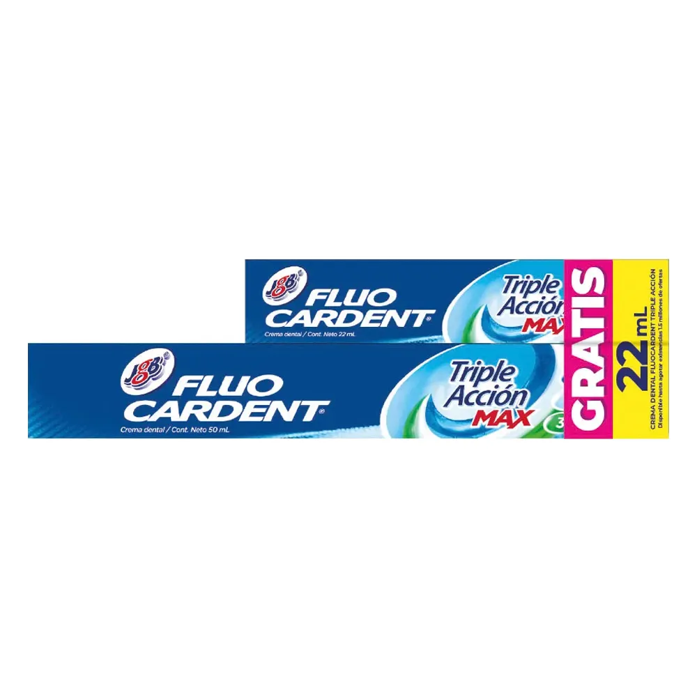 CREMA DENTAL FLUOCARDENT X 50 ML + CREMA DENTAL X 20 ML