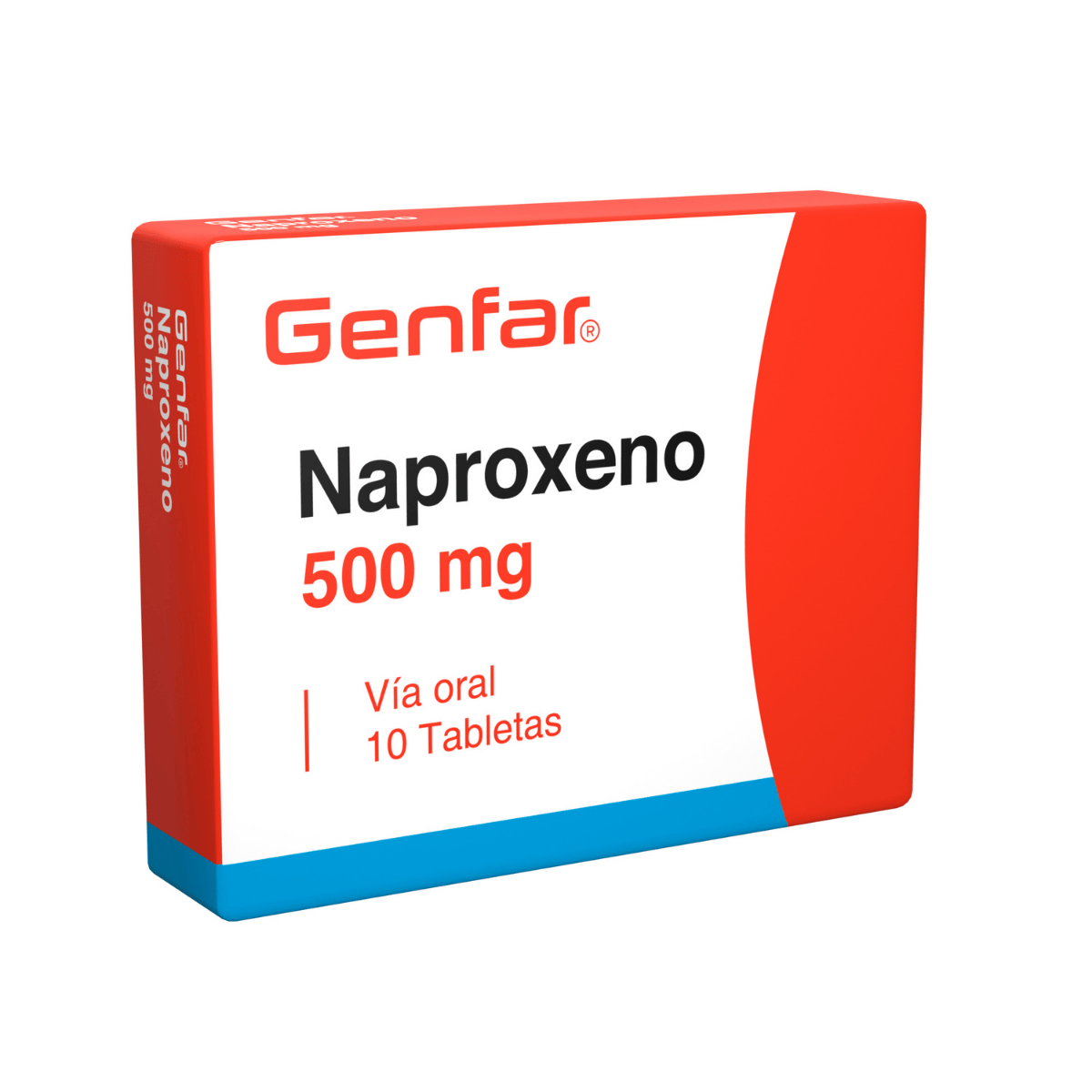 NAPROXENO 500 MG CAJA X 10 TABLETAS (GENFAR)