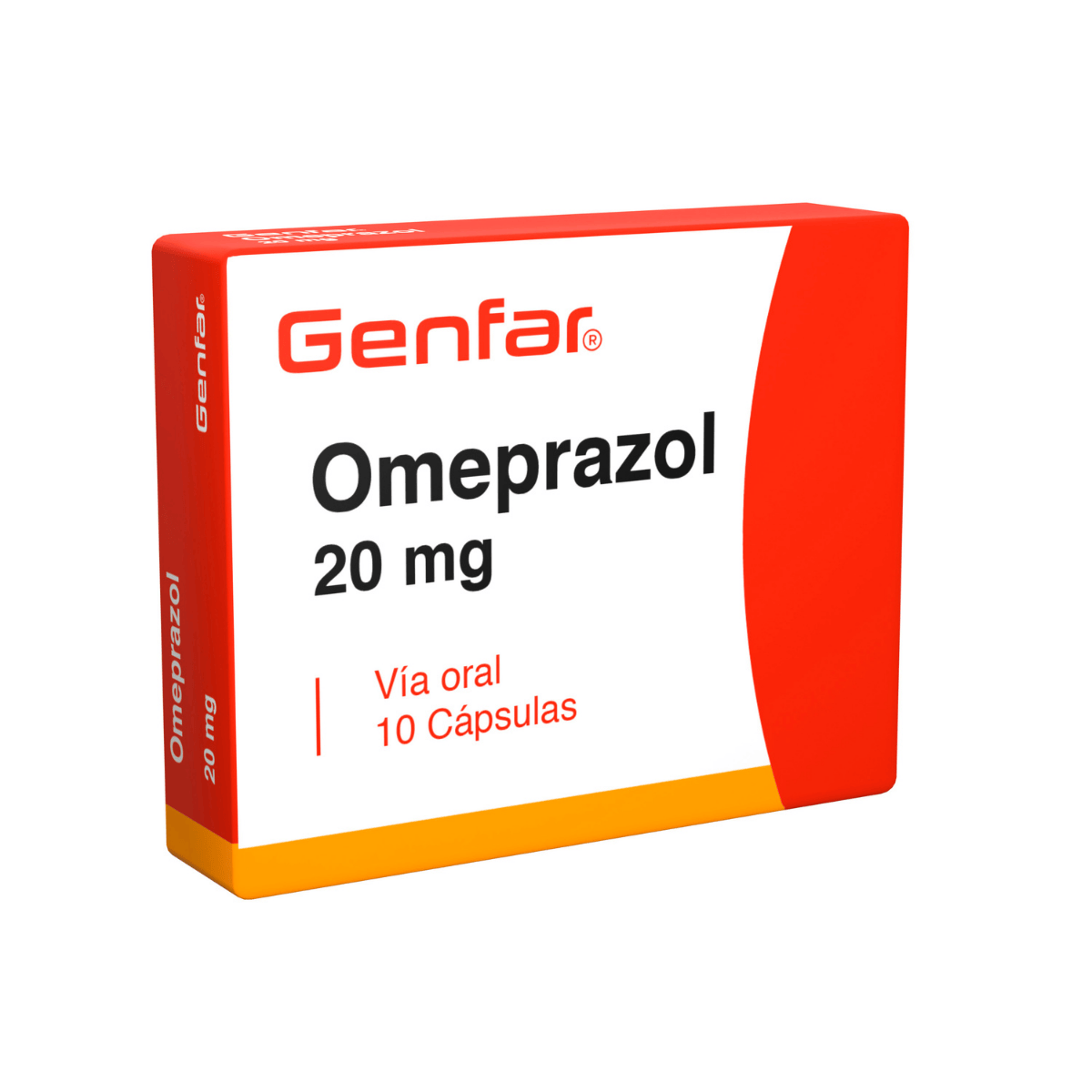 OMEPRAZOL 20 MG CAJA X 10 CAPSULAS (GENFAR)