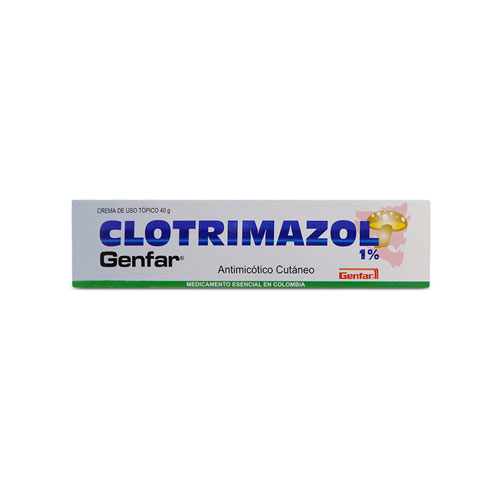 CLOTRIMAZOL 1% CREMA TOPICA TUBO X 40 GR (GENFAR)