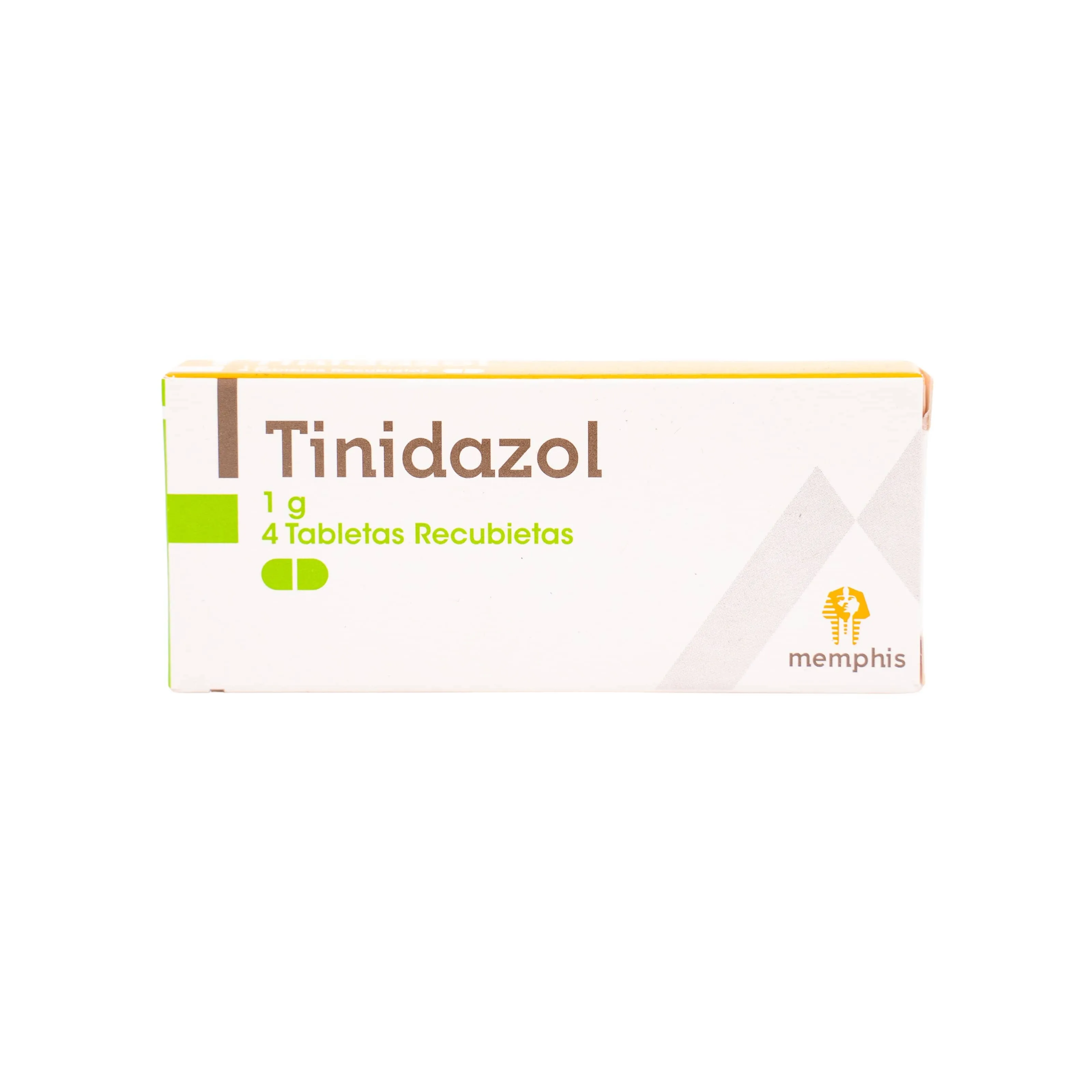 TINIDAZOL 1G CAJA X 4 TABLETAS (MEMPHIS)