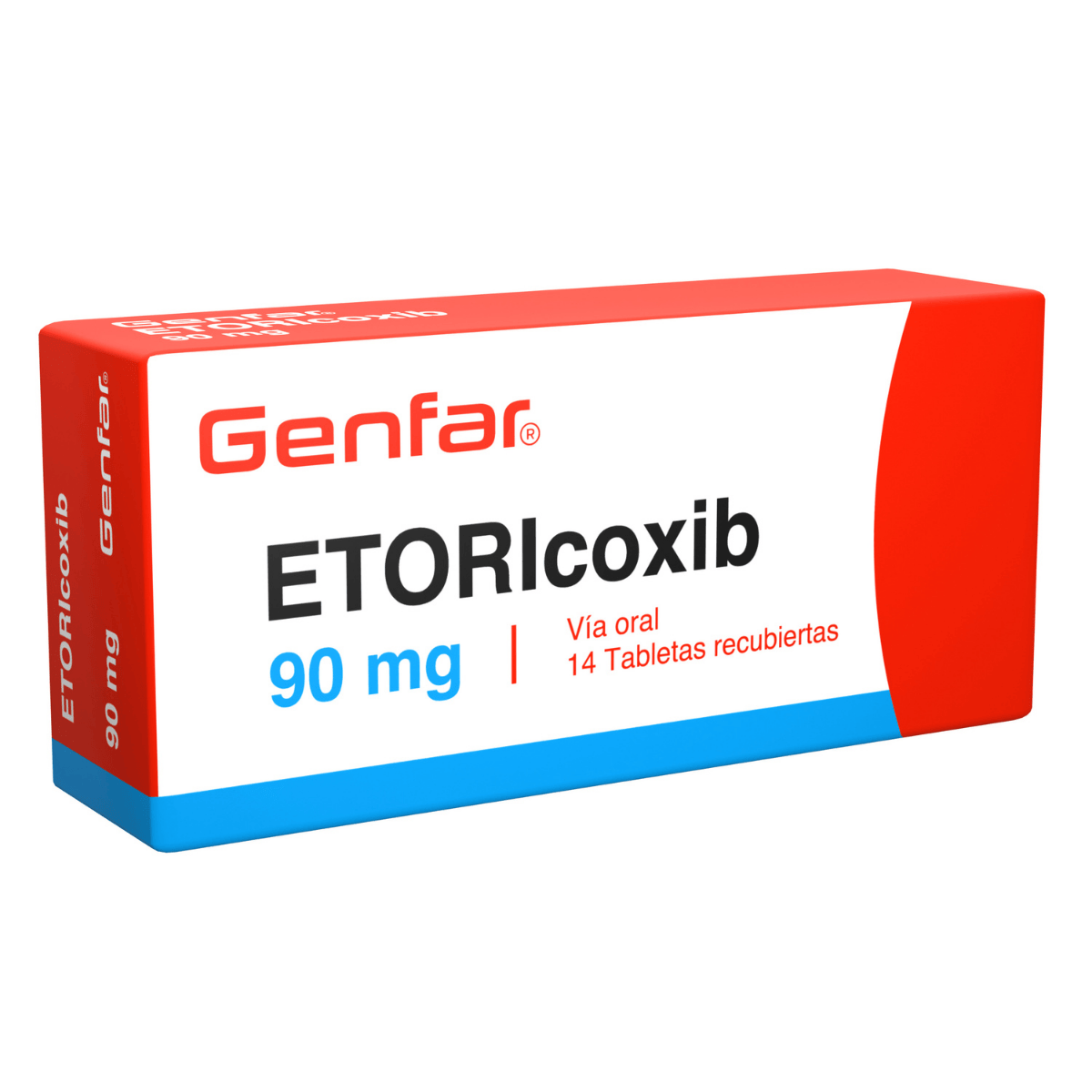 ETORICOXIB 90 MG CAJA X 14 TABLETAS (GENFAR)