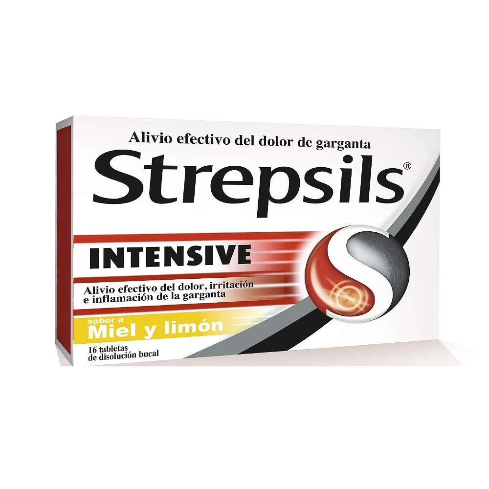 STREPSILS INTENSIVE PARA LA GARGANTA CAJA X 16 TABLETAS