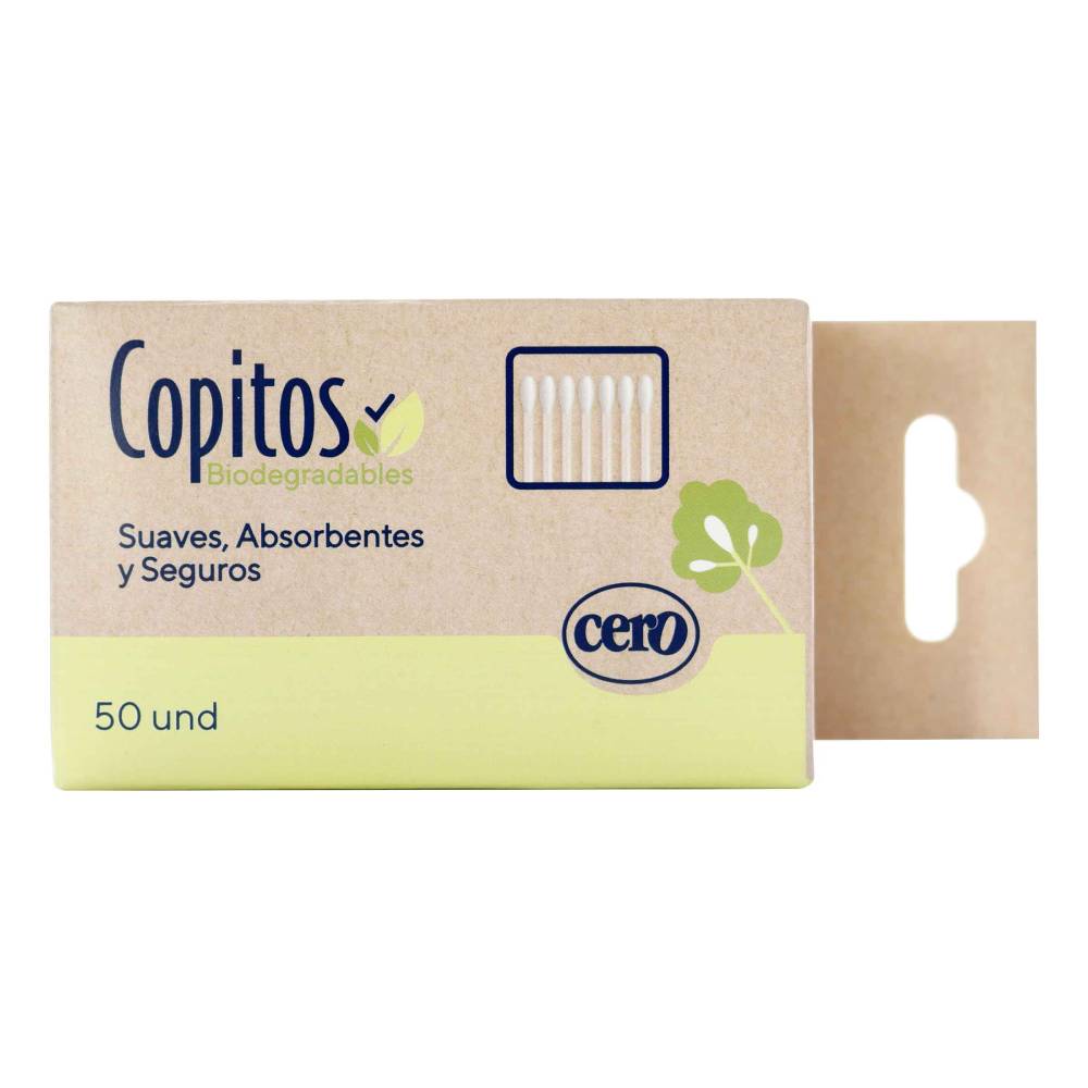 COPITOS BIODEGRADABLE CAJA X 50 UNID