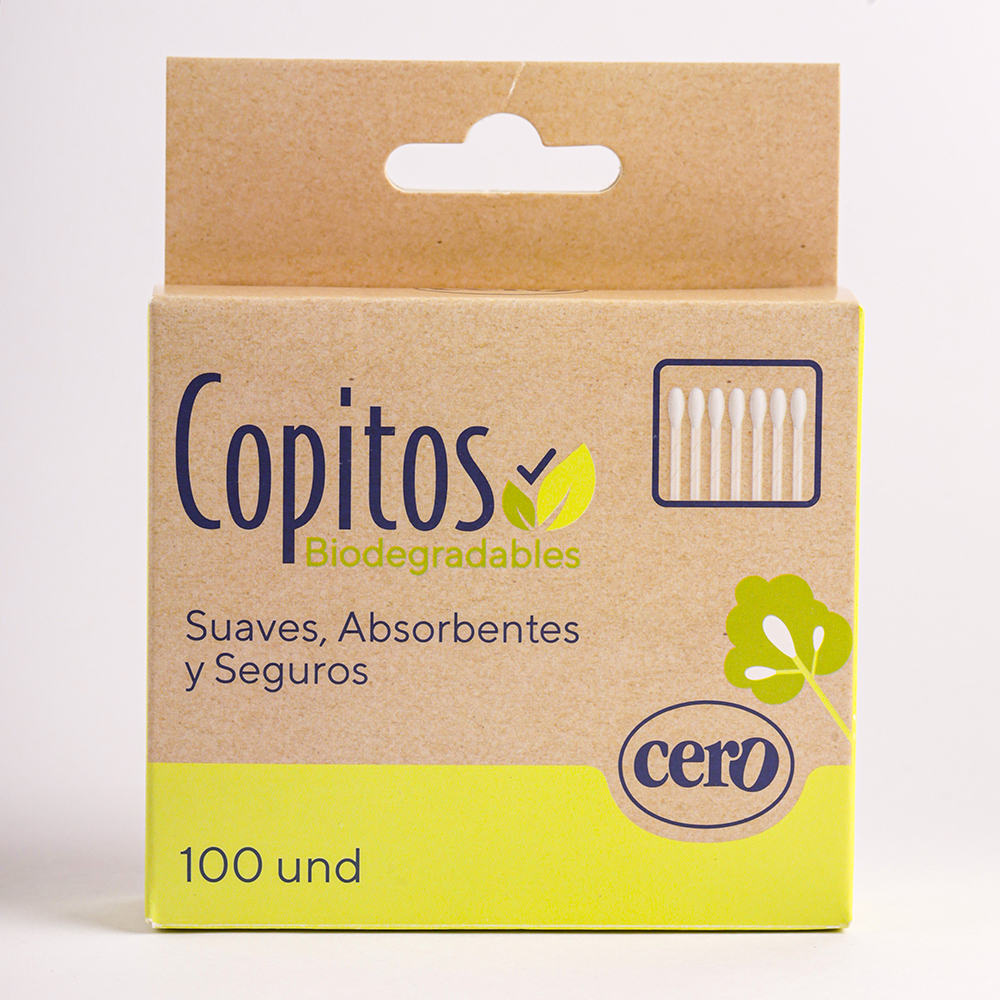COPITOS BIODEGRADABLE CERO CAJA X 100 UND