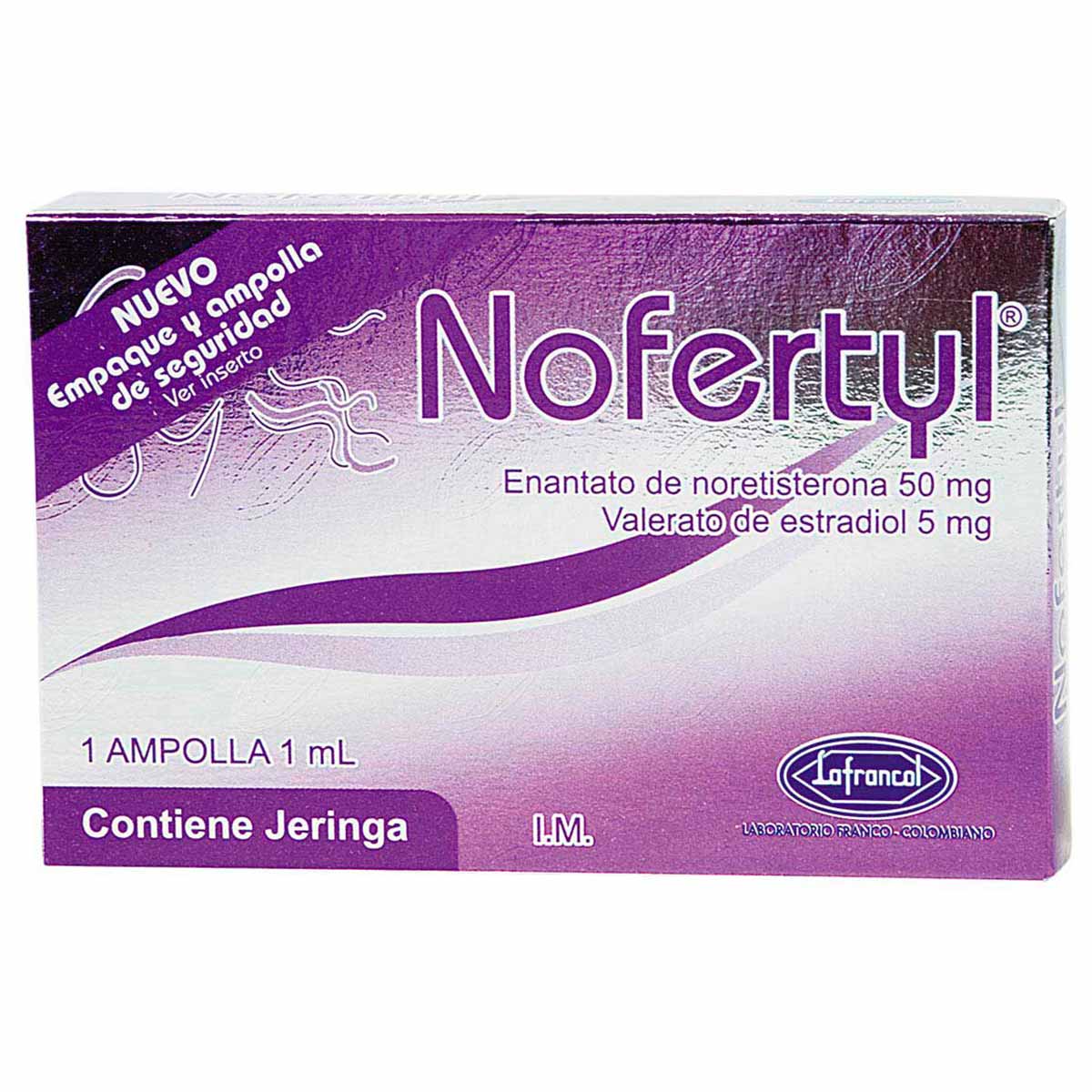 NOFERTYL SOLUCION INYECTABLE CAJA X 1 AMPOLLA