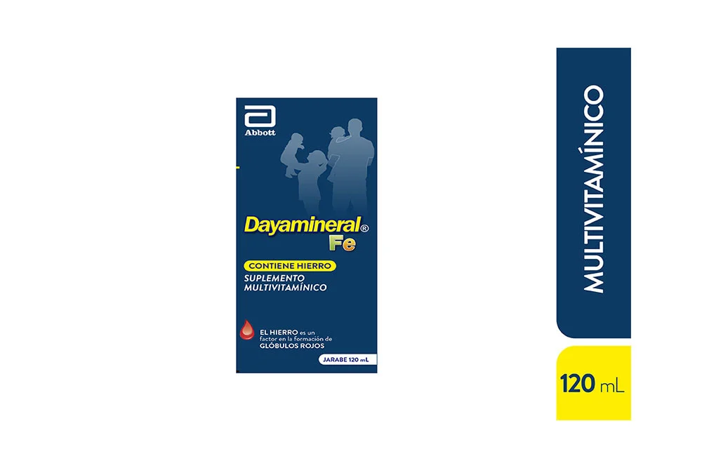 DAYAMINERAL FE JARABE FRASCO X 120 ML (ABBOTT)