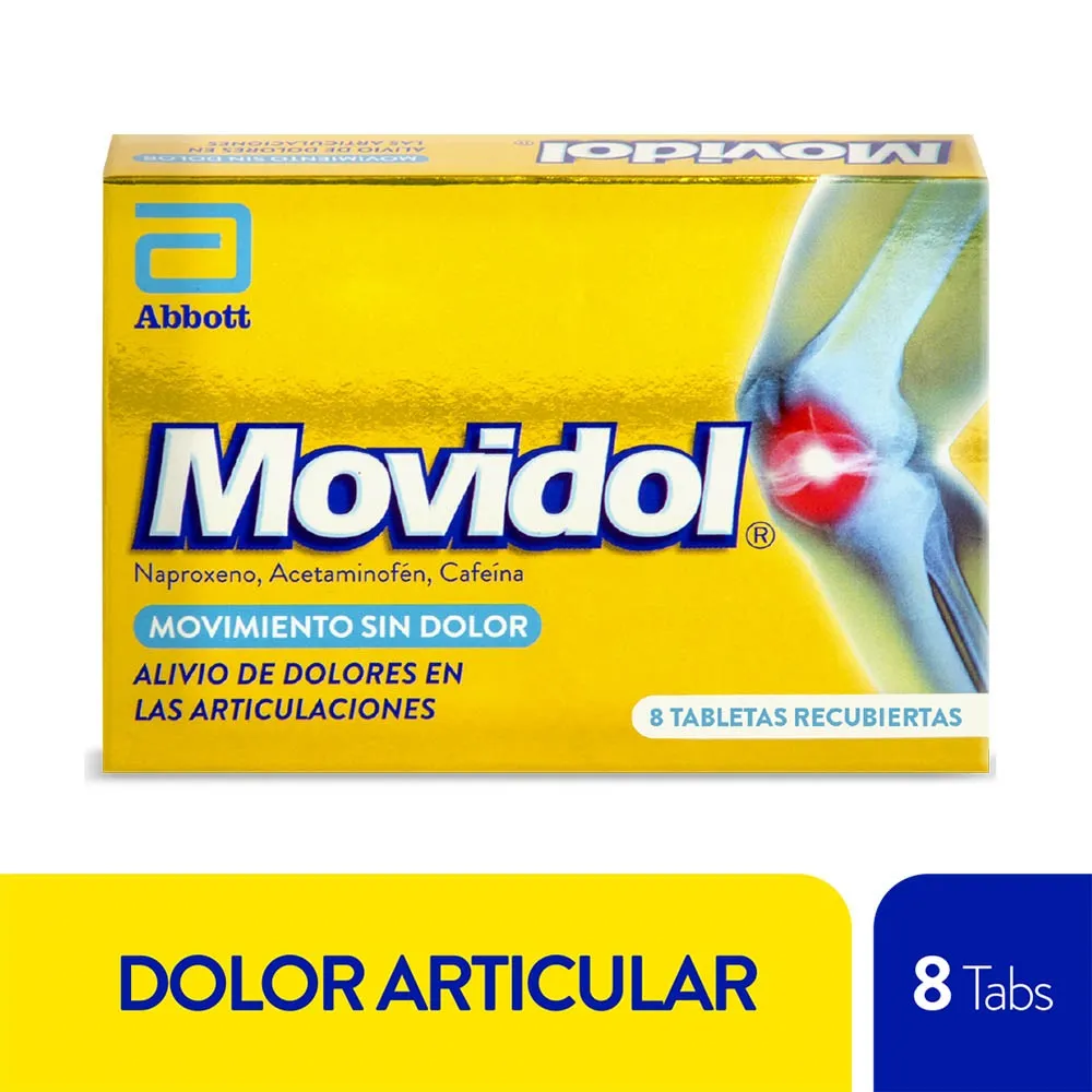 MOVIDOL ARTICULAR CAJA X 8 TABLETAS