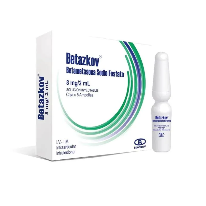 BETAZKOV 8 MG SOLUCION INYECTABLE CAJA X 5 AMPOLLA (BLASCOV)