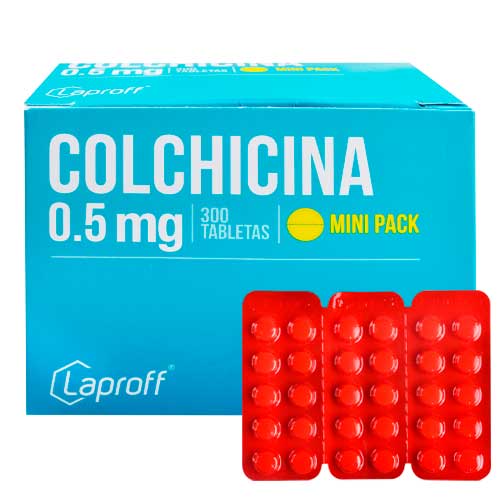 COLCHICINA 0.5 MG CAJA X 300 TABLETAS (LAPROFF)