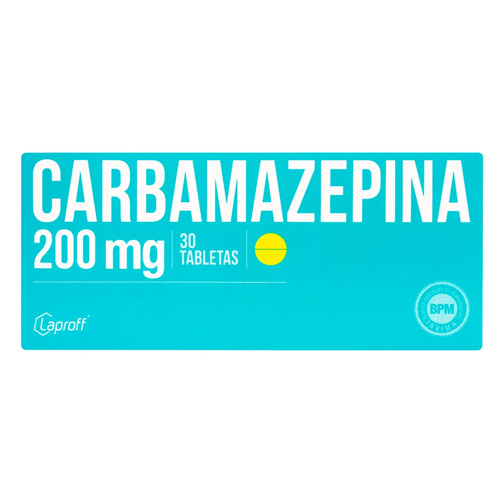 CARBAMAZEPINA 200MG CAJA X 300 TABLETAS (LAPROFF)
