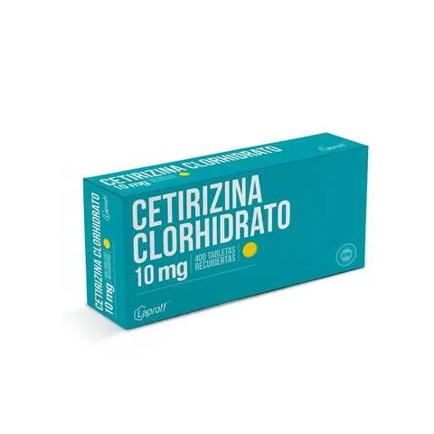 CETIRIZINA CLORHIDRATO 10 MG CAJA X 400 TABLETAS (LAPROFF)