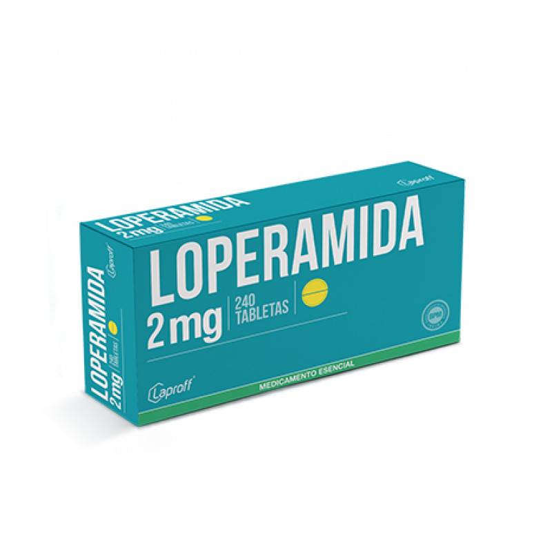 LOPERAMIDA 2MG CAJA X 240 TABLETAS (LAPROFF)