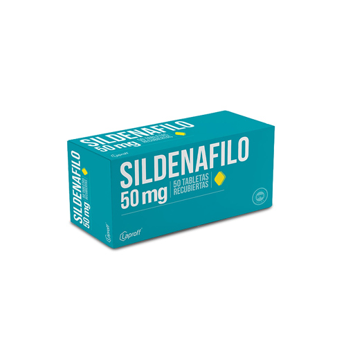 SILDENAFILO 50 MG CAJA X 50 TABLETAS (LAPROFF)
